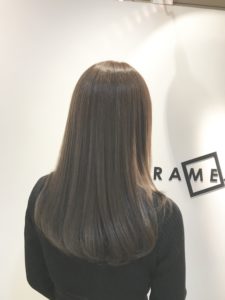 イルミナカラー×オッジィオットヘアエステで秋色×艶