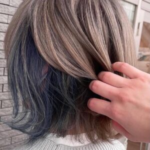 インナーカラーで春ヘアに♪