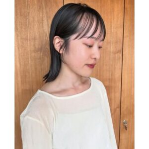 ニュアンス切りっぱなしボブ＊