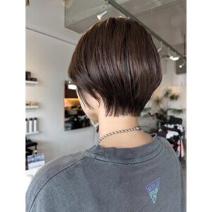 セットがしやすいマッシュショート＊