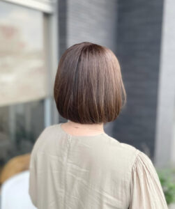 透明感/艶感カラーで発色、モチの良い髪色に☆
