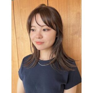 切りっぱなし×顔まわりポイントレイヤー＊