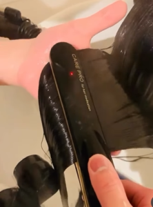 超浸透、超音波アイロンケアプロを使ってヘアエステ♪