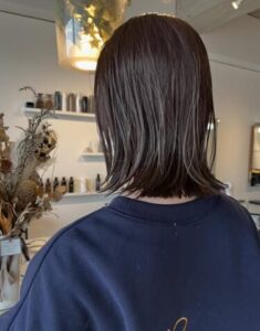 ☆ぷつっと切りっぱなしボブ×グレージュ☆