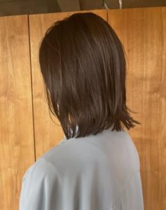 切りっぱなしにふわっとレイヤー×透明感/艶感カラー✨