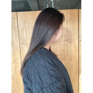 ポイントレイヤーロング×柔らかベージュ