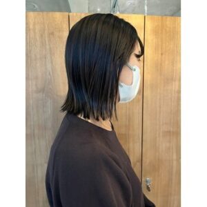 切りっぱなしボブがかわいい季節♪