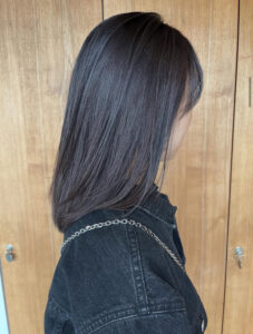 髪質改善ストレートで艶々に！