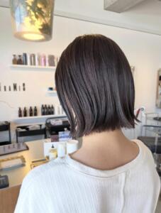 安定の切りっぱなしbob